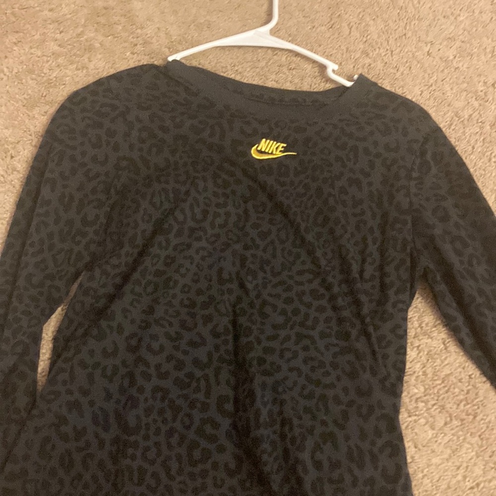 nike leopard print shirt. size S. $10